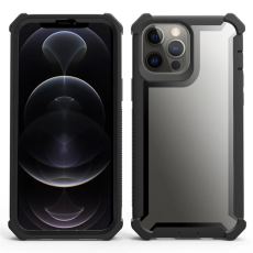 A-One Brand - iPhone 15 Pro Max Mobilskal TPU + PC Shockproof - Svart