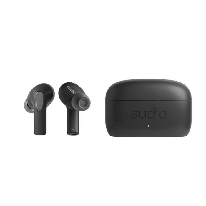 UTGATT - Sudio Trådlösa Hörlurar In-Ear E3 ANC - Svart