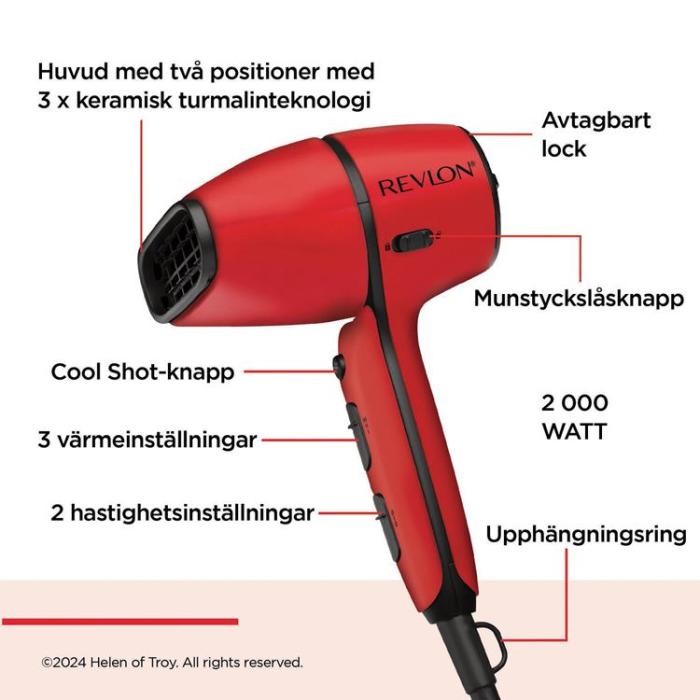 Revlon - Revlon Hårfön Airflow Control 2000watt RVDR5320