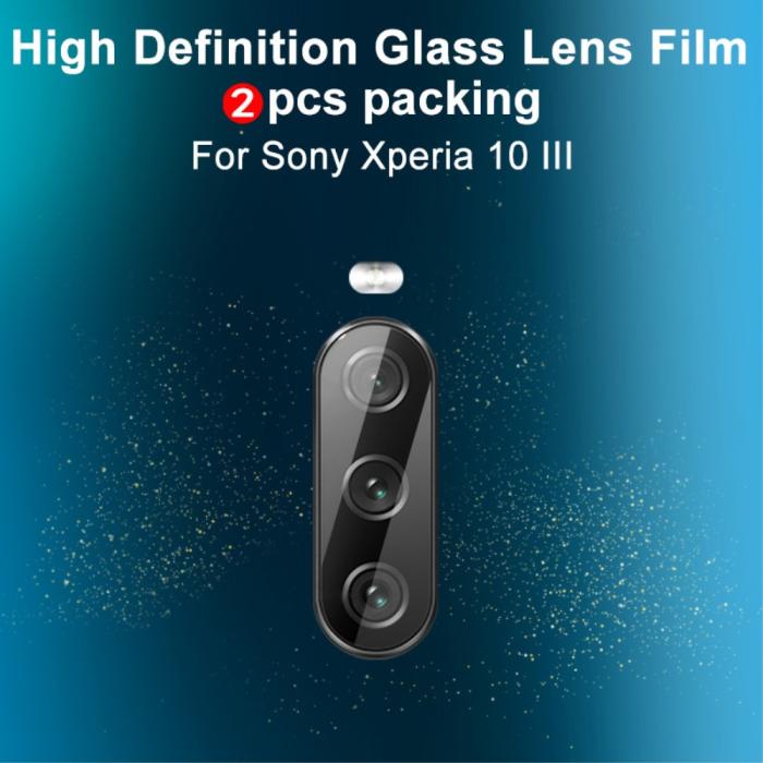 OEM - [2-PACK] Kameralinsskydd i Härdat Glas Sony Xperia 10 III