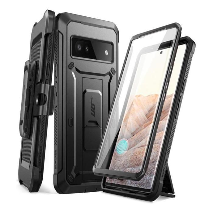 UTGATT - SupCase Google Pixel 7A Mobilskal Unicorn Beetle Pro - Svart
