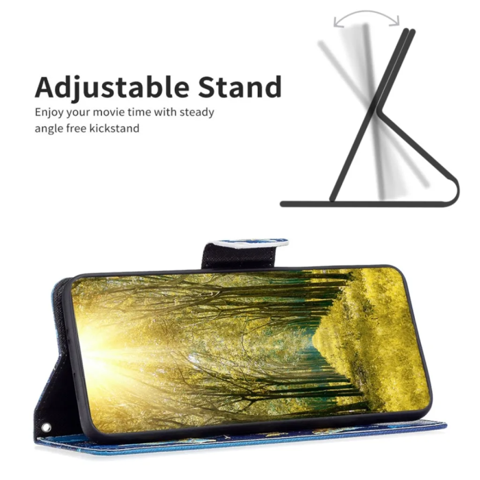 A-One Brand - Galaxy S23 Ultra Plånboksfodral - Gyllene fjärilar