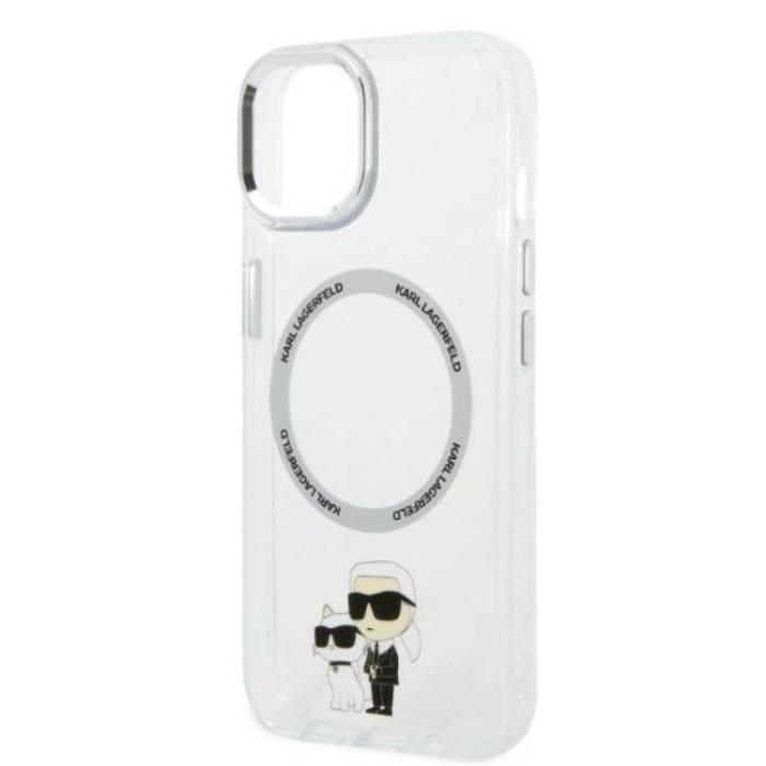 KARL LAGERFELD - Karl Lagerfeld iPhone 14 Plus Skal Magsafe Iconic Karl & Choupette