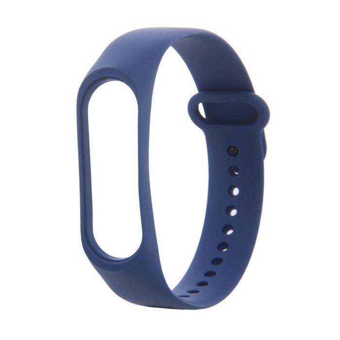 OEM - Xiaomi Smart Band 3/4 Armband Silikon - Marinblå