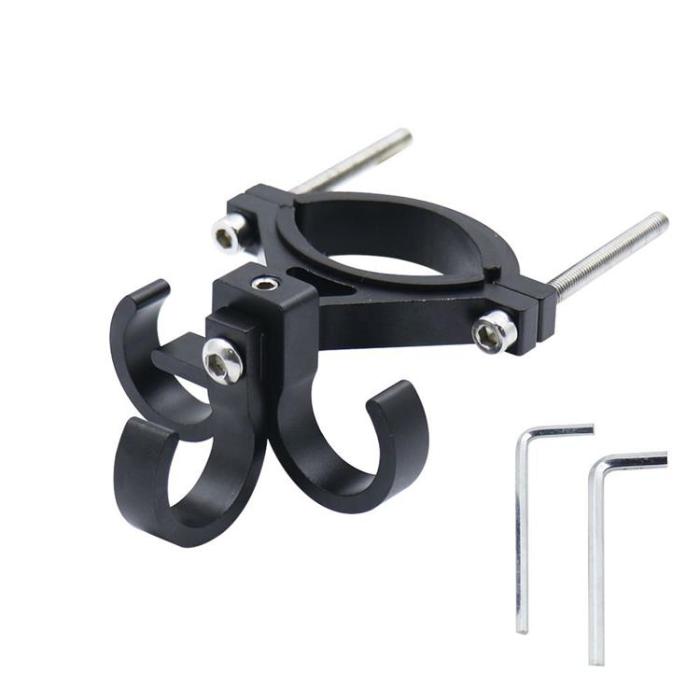 OEM - Cykel/Skoter Triple Shopping Hållare Hook - Svart