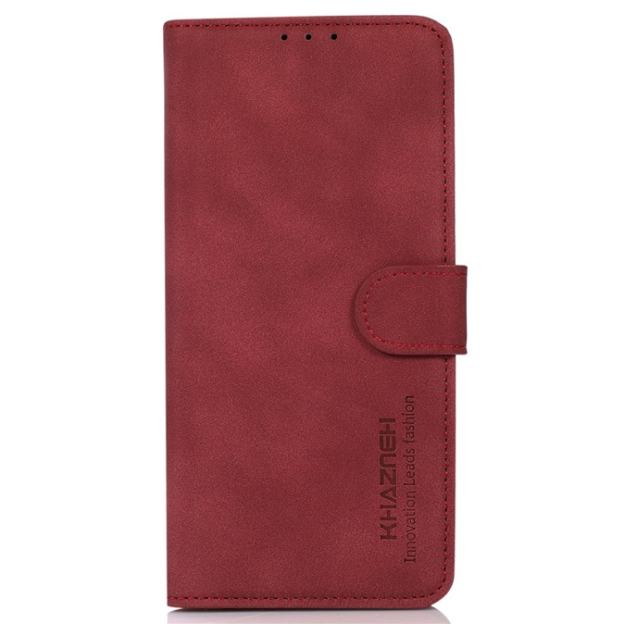 KHAZNEH - KHAZNEH Sony Xperia 1 V Plånboksfodral Textured Flip - Röd