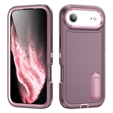 A-One Brand - iPhone 17 Air Mobilskal Kickstand Silikon - Lila/Rosa
