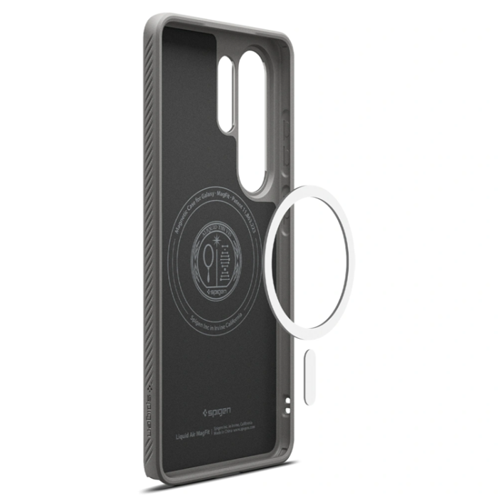Spigen - Spigen Mobilskal För Galaxy S26 Ultra Magsafe Liquid Air - Marble Grå