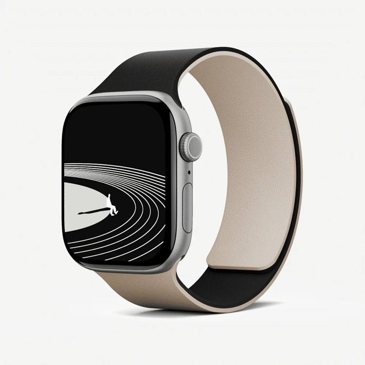Moft Apple Watch (38/40/41/42mm) Armband Snap Duo - Vit/Svart