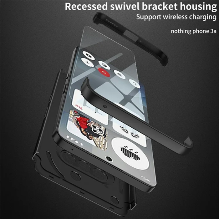 A-One Brand - Nothing Phone (3a) Mobilskal MagSafe Kickstand Shockproof