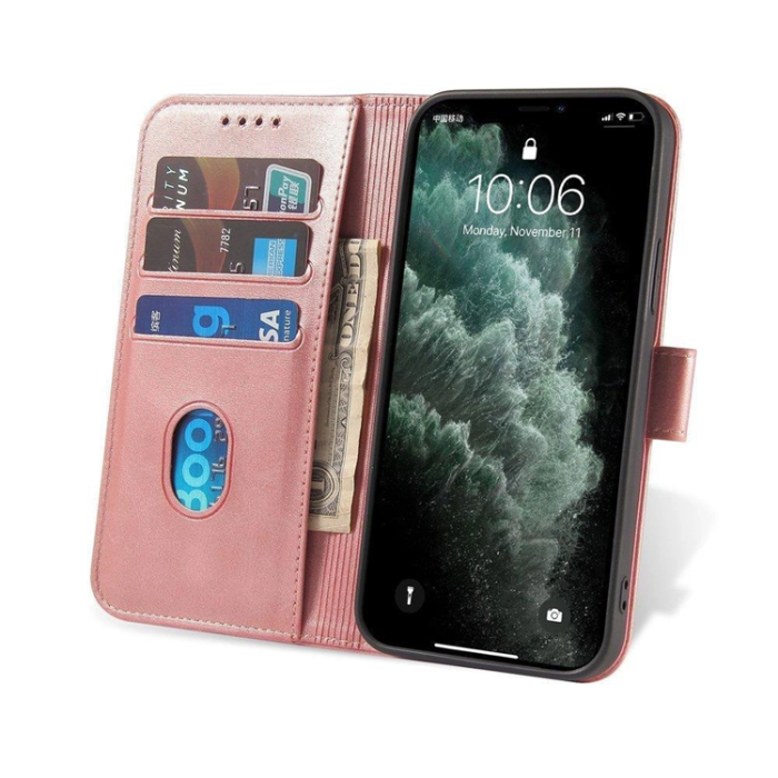 OEM - Xiaomi Poco X4 NFC 5G Plånboksfodral Magnet - Rosa