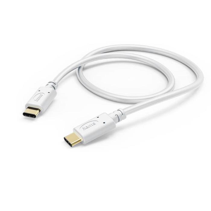 Hama - HAMA USB-C till USB-C kabel 1.5m - Vit