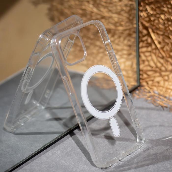 OEM - Stötdämpande Mag fodral för iPhone 13, transparent