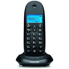 Motorola - Motorola Tr&aring;dl&ouml;s Fast Hemtelefon C1001CB Plus - Svart