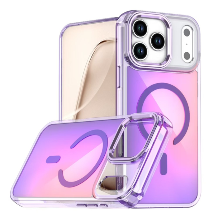OEM - iPhone 17 Pro Mobilskal MagSafe Color Changing TPU - Lila