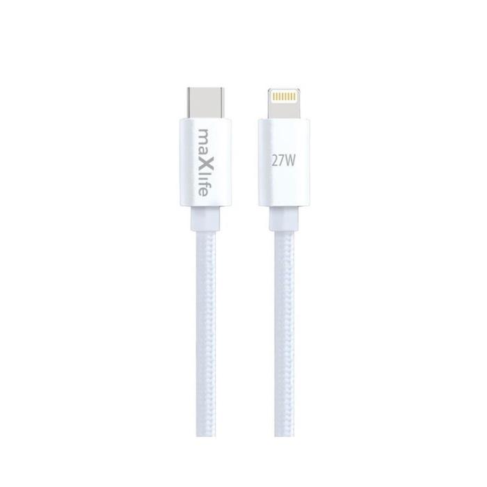 Maxlife - Maxlife USB-C - Lightning Kabel 2 m 27W - Vit