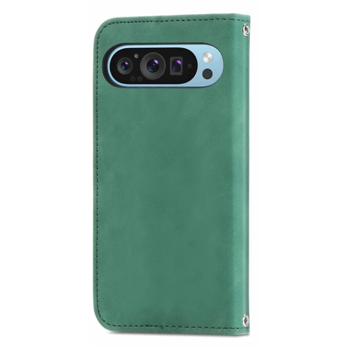 A-One Brand - Google Pixel 10/10 Pro Plånboksfodral Retro - Grön