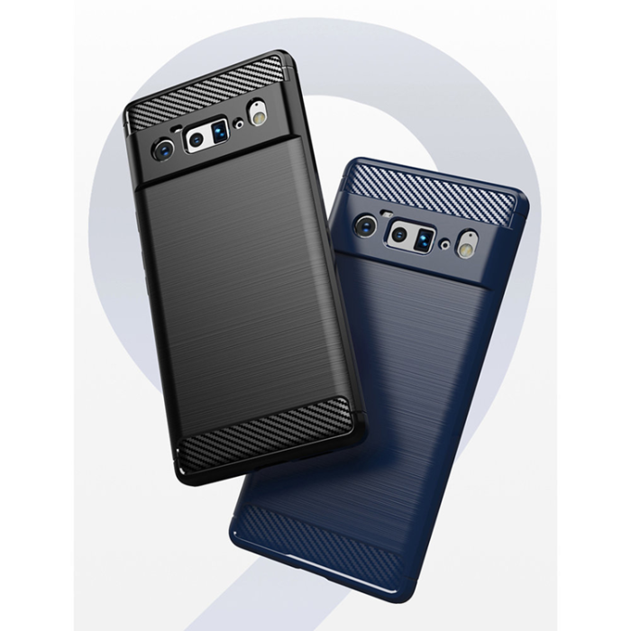 UTGATT - Google Pixel 6 Pro Skal Carbon Flexible - Svart