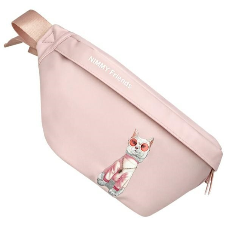 Nimmy Axelväska Crossbody Glasses Cool Cat - Pink | 2353 | AlltMobil
