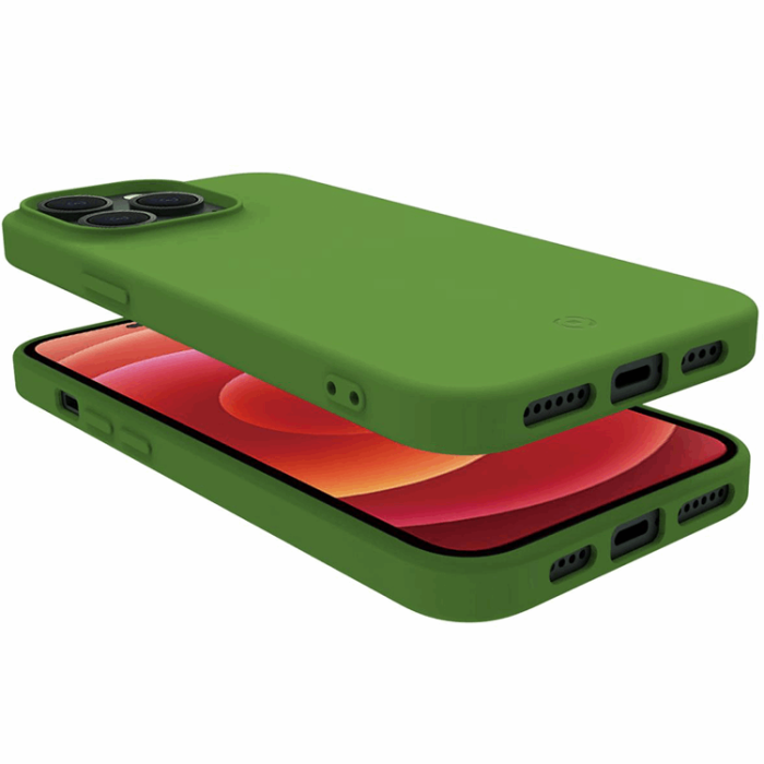 Celly - Celly iPhone 14 Pro Mobilskal Planet Soft TPU GRS - Grön