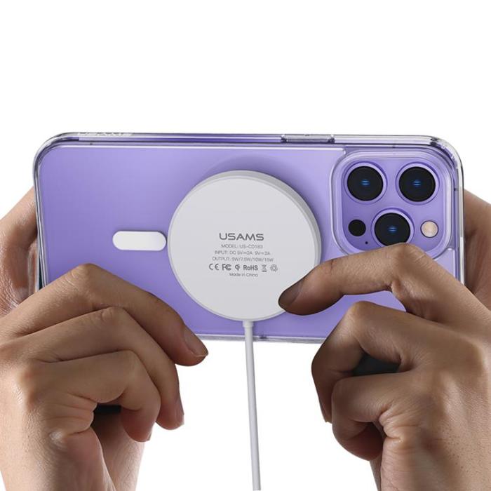 USAMS - USAMS iPhone 14 Pro Skal Magsafe BH800 - Transparent