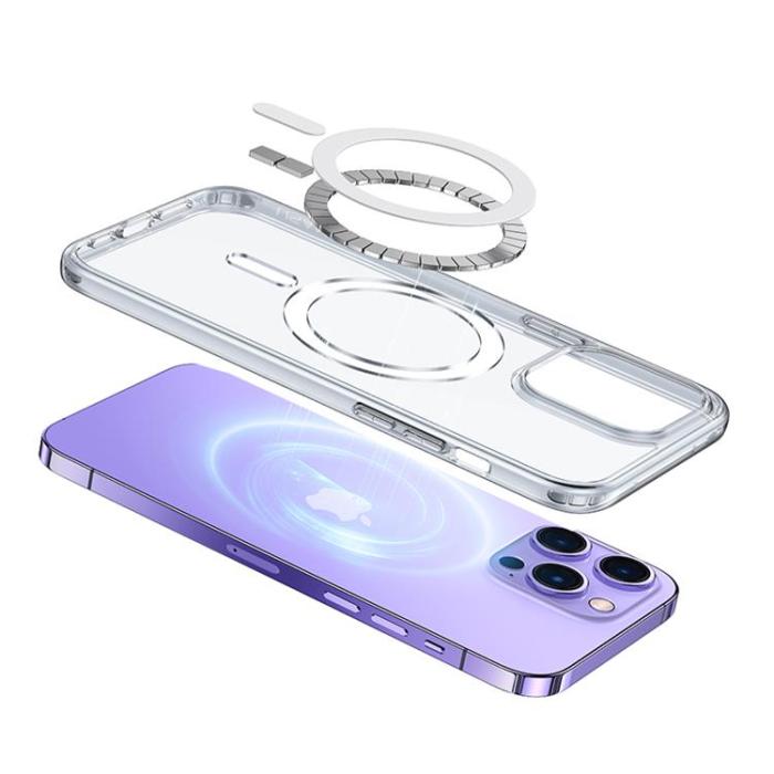 USAMS - USAMS iPhone 14 Pro Skal Magsafe BH800 - Transparent
