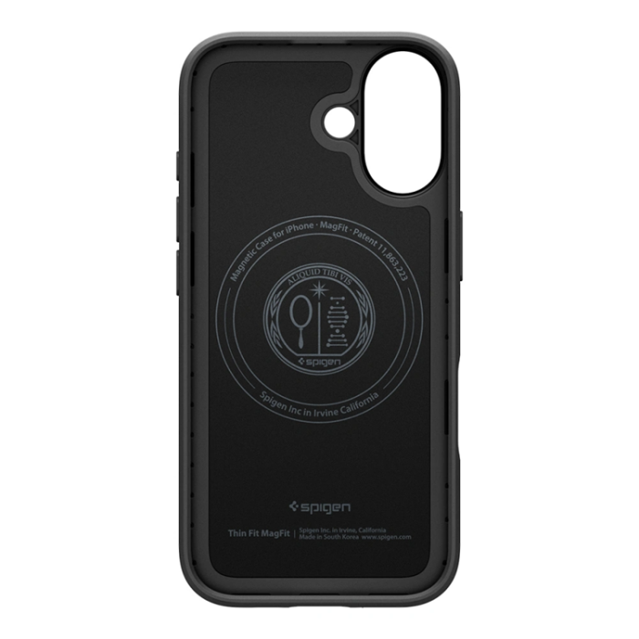 Spigen - Spigen iPhone 17 Mobilskal Magsafe Thin Fit - Svart