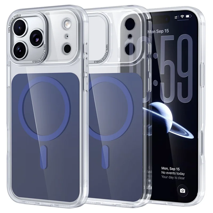 iPhone 17 Pro Max Mobilskal Magsafe Acrylic - Blå (Blå) | 2353 | AlltMobil