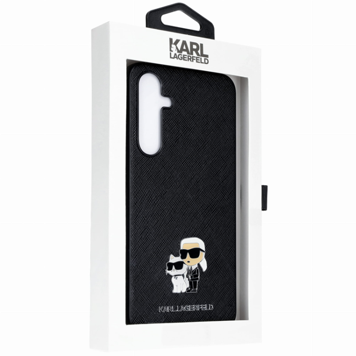 KARL LAGERFELD - Karl Lagerfeld Galaxy A35 Mobilskal Saffiano Karl&Choupette Pin