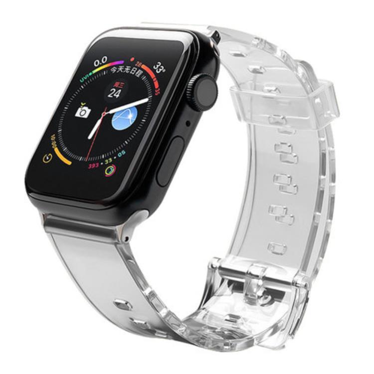 Light Band För Apple Watch 6/5/4/3 /2/SE 40mm/38mm - Svart | 5123 | AlltMobil