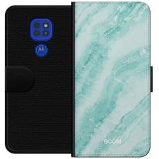 iSecrets - Pl&aring;nboksfodral till Motorola Moto G9 Play med Mint Marble