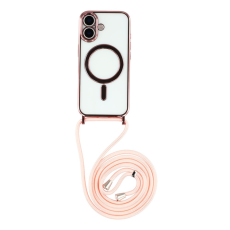 A-One Brand - iPhone 17 Mobilskal MagSafe Electroplating Edge TPU - Rosa
