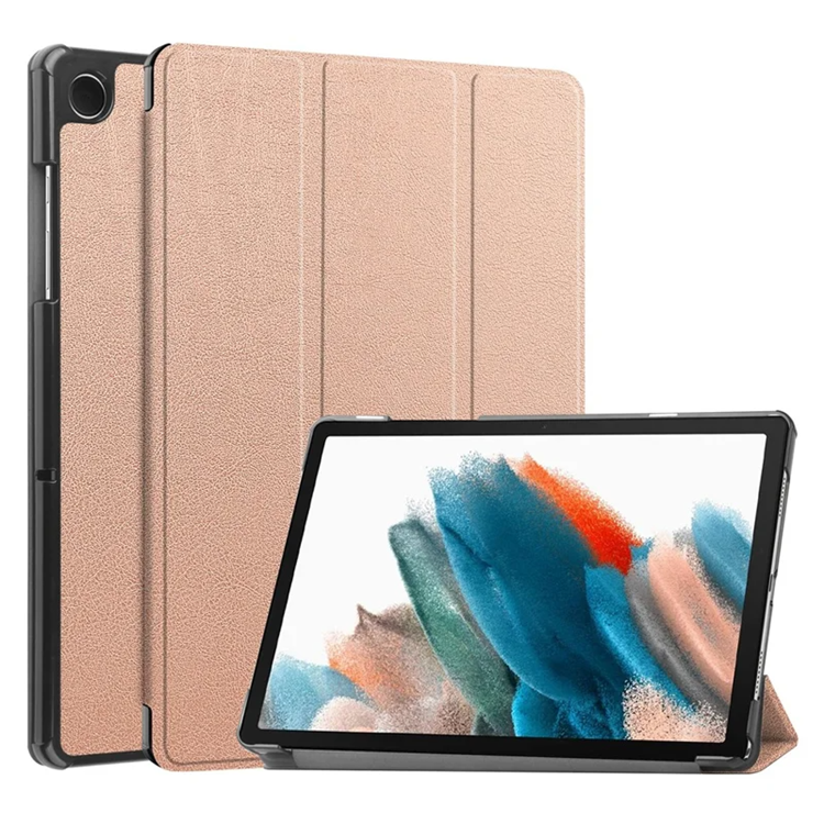 Galaxy Tab A9 Fodral Tri-fold Stand PU (Roséguld) | 2353 | AlltMobil