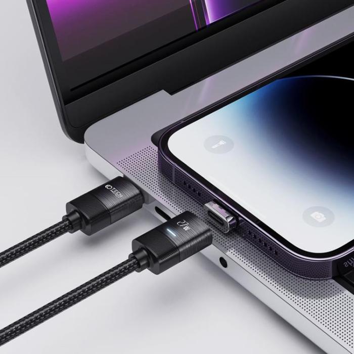 Tech-Protect - Tech-Protect USB-C till Lightning kabel Magnetic Ultraboost 2m