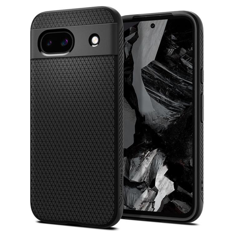Spigen Google Pixel 8A Mobilskal Liquid Air - Matte Svart | 2353 | AlltMobil