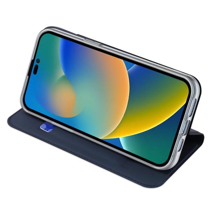Dux Ducis - Dux Ducis iPhone 15 Pro Max/iPhone 15 Ultra Plånboksfodral Skin Pro - Blå