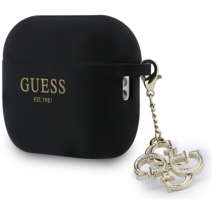 Guess - Guess AirPods Pro 3 Skal Silicone 4G Charm