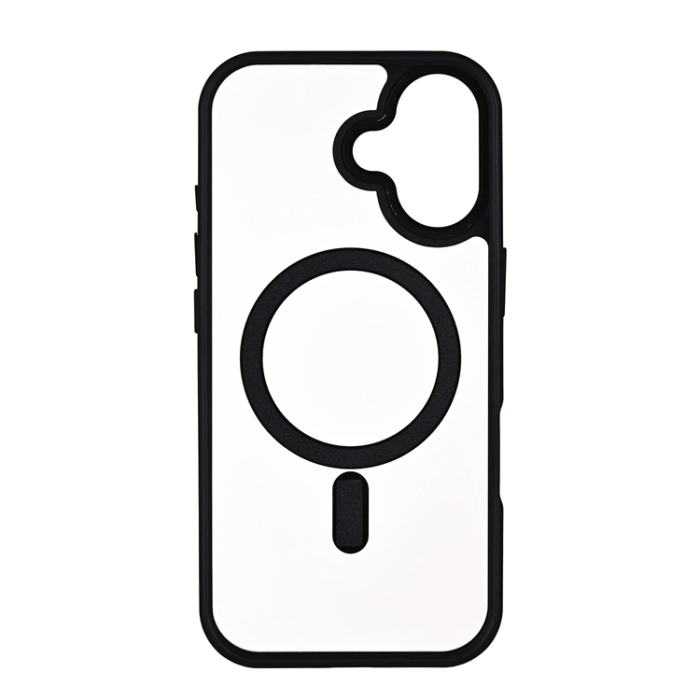 Onsala - ONSALA iPhone 17 Mobilskal MagSafe Bumper - Svart-Clear
