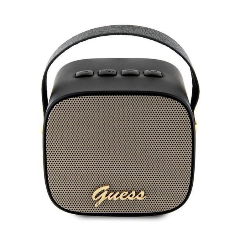Guess Bluetooth Högtalare Mini Läder Script Logo - Svart | 249 | AlltMobil