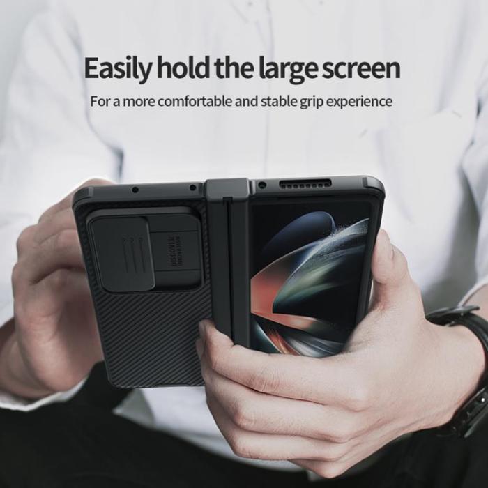 Nillkin - Nillkin Galaxy Z Fold 4 Skal Camshield Pro - Blå