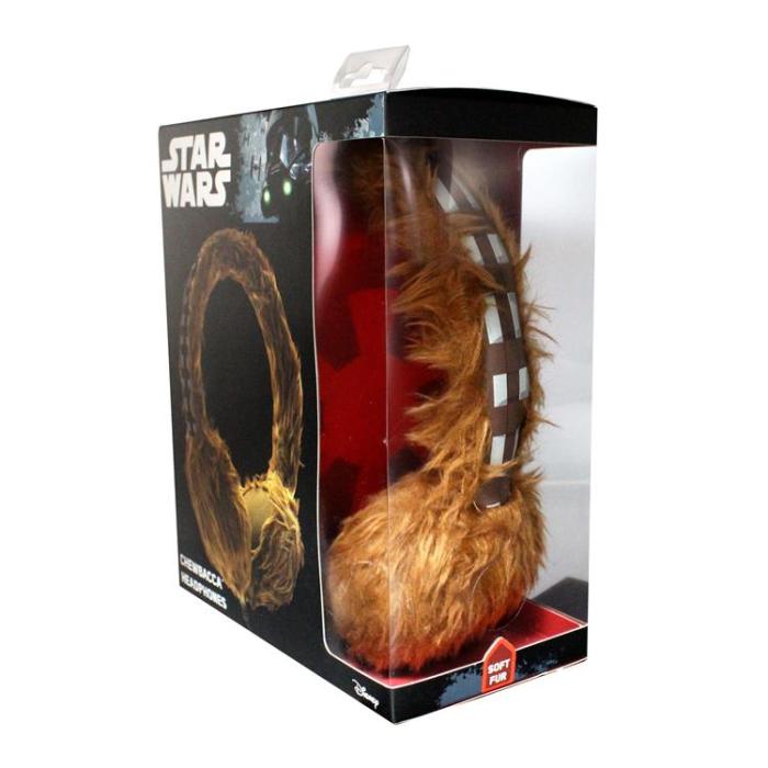 UTGATT1 - STAR WARS Hörlurar Wookiee On-Ear Pälsklädd - Brun