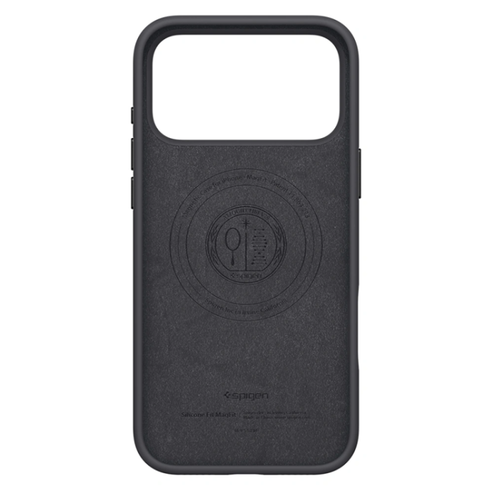 Spigen - Spigen iPhone 17 Pro Max Mobilskal Magsafe Silikon Fit - Svart