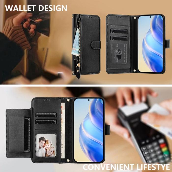 OEM - Mobilfodral för Samsung Galaxy S26 Ultra Konstläder - Svart