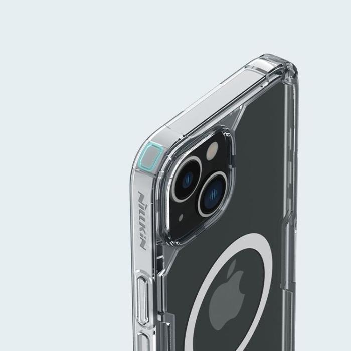 Nillkin - Nillkin Magsafe iPhone 14 Plus Skal Nature Pro - Blå