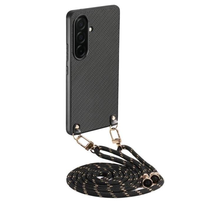 OEM - Mobilskal för Samsung Galaxy S26 Plus Kolfiber Hybrid - Svart