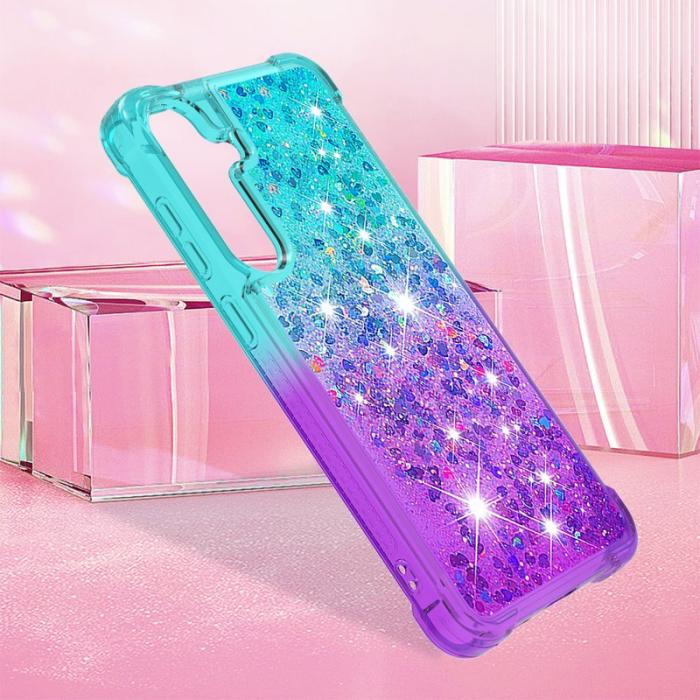 OEM - Mobilskal för Samsung Galaxy S26 TPU Gradient Quicksand - Ljusblå+Lila