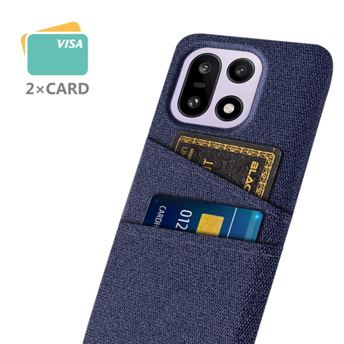 A-One Brand - Mobilskal till OnePlus 15 5G Korthållare Cloth + Hard PC - Blå