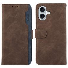 ABEEL - ABEEL iPhone 16 Plus Pl&aring;nboksfodral RFID-Skydd Brun