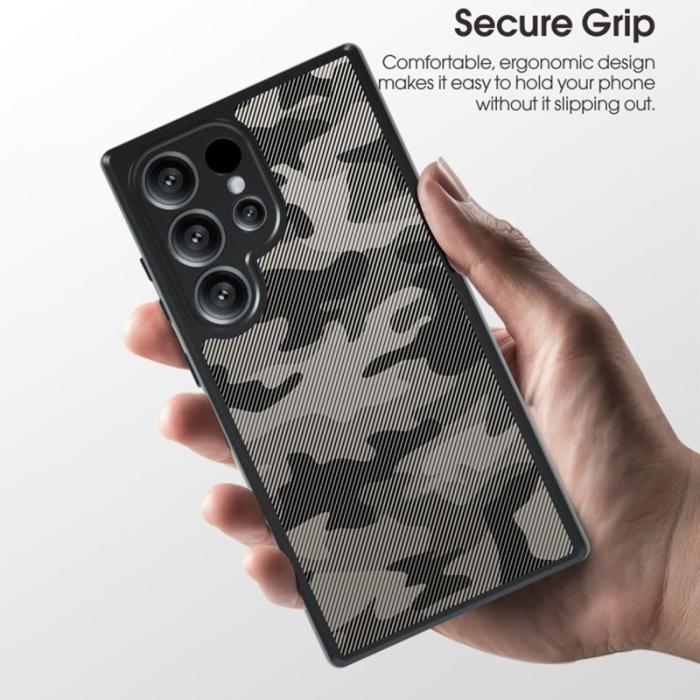 IBMRS - IBMRS Mobilskal för Samsung Galaxy S26 Ultra TPU + PC - Rutigt Kamouflage