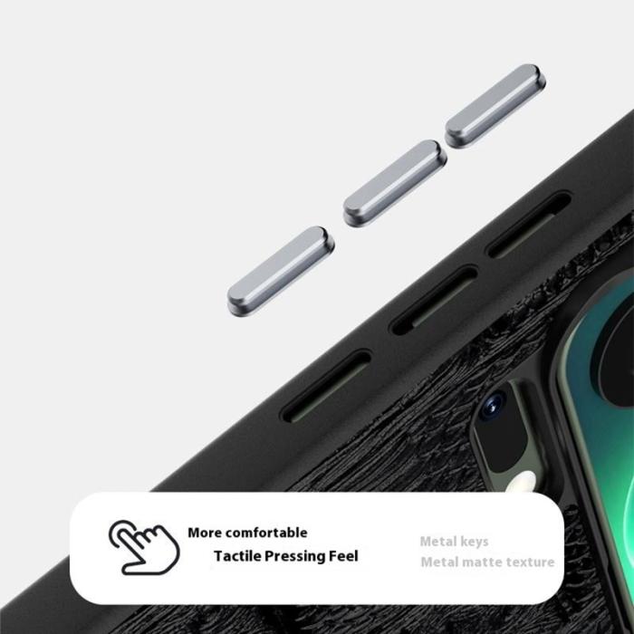 ABEEL - ABEEL Mobilskal till Xiaomi 17 Pro Max MagSafe Äkta Läder Svart
